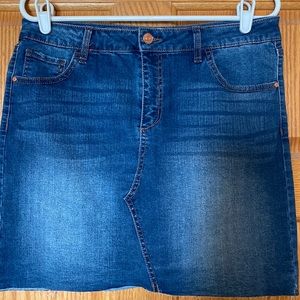 Celebrity Pink Jean Skirt